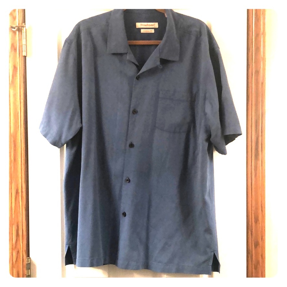 Deep blue Tommy Bahama men’s shirt